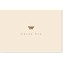 Gold Butterfly: Thank You Notes (Note Card Series)