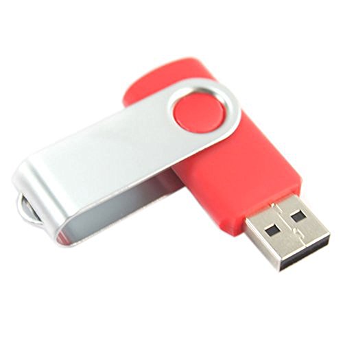 niceeshop(TM) 1GB Thumb Stick Swivel Design USB2.0 Flash Memory Drive ,Red