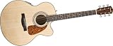 Fender CJ 290SCE Jumbo Cutaway Acoustic-Electric Guitar, Natural