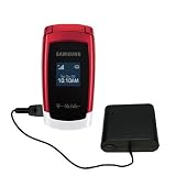 Emergency AA Battery Charge Extender for the Samsung SGH-T219 - Gomadic Brand w/ TipExchange Technology