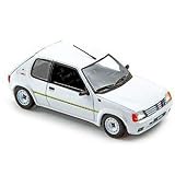 1 43 Scale Peugeot 205 Rallye 1988 In White Die Cast Model Car 