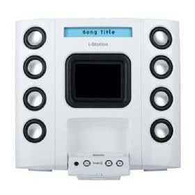 Logic3 MIP108 I-Station 8 iPod Speakers/Docking Station - White
