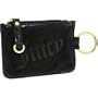Juicy Couture Black Velour Charming Juicy Key Chain Purse