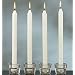 White Candles Taper 6 Inch. Burn 5 Hours Set of 72