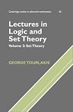 Lectures in Logic and Set Theory, Volume 2: Set Theory (Cambridge Studies in Advanced Mathematics)