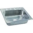 Sterling 11404-4 Single Bowl Sink 7" Deep Stainless Steel