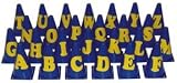 Blue Alphabet Cones
