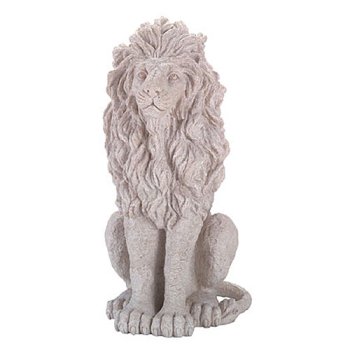 Sitting Lion Garden Statue - Aspen Country Store