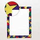 GEOGRAPHICS STARS DESIGN LETTERHEAD PAPER, 8-1 2 X 11, 24-LB. BOND, 100 SHEETS PACK... by Geographics