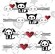 Skelanaimls Kit and Dax Hair Pins