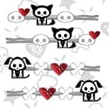 Skelanaimls Kit and Dax Hair Pins