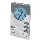 Oregon Scientific RM962A Atomic Time Travel Clock with Indoor Thermometer