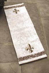 FLEUR DE LIS French France Tapestry TABLE RUNNER New Gift
