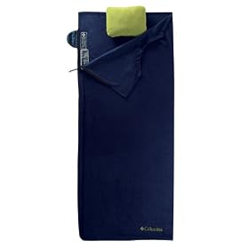 Columbia Double Whammy II +55 Degree Fleece Sleeping Bag with Separate Pillow