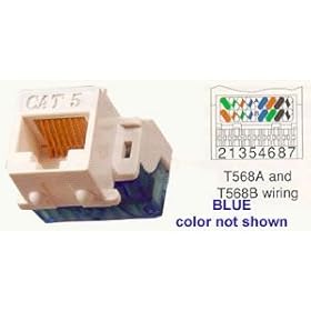 IC1078E5BL - Cat5 Jck BLUE
