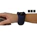 Ergonomic Wrist Rest for Keyboard & Mouse-Black-MEDIUM - To fit wrist 15cm to 18cm (approx. 6 inch to 7 inch)