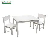 Classic White Table & Chairs Set