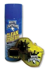 White Lightning Trigger Bicycle Chain Cleaner with 12-Ounce Clean Streak