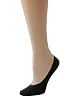 Womens Premium Non-Skid Bamboo Hidden Shoe Liner Socks - 2 Pack - Size 9-11