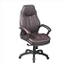Deluxe Oversized Executive Faux Leather Chair Faux Leather: Chocolate