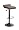 Marni Airlift Adjustable Stool With Brown Seat And Textured Black Frame Image #1