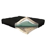 Comfy 5&rdquo; Twin Chair Mattress - Black
