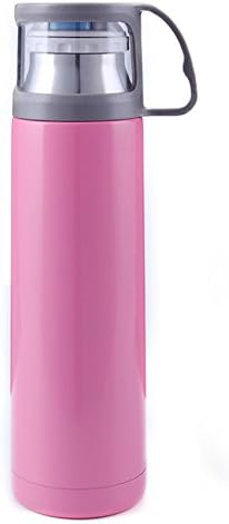 Puledon Stainless Steel Thermos Water Bottle with a Handle Vacuum Cup for Hot and Cold Drinks Coffee Thermal Mug, 16 oz/ 11 oz