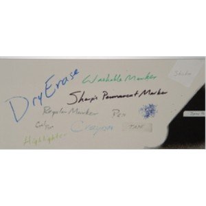 Transparent Dry Erase Overlay- 4 x14