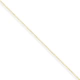 .51mm, 14 Karat Yellow Gold, Curb Chain - 20 inch