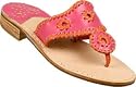Jack Rogers Navajo Fushia/Orange Trim