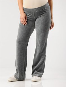 Motherhood Maternity: Under Belly Velour Relaxed Fit Maternity Active Pants