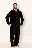 Uncle Frank Solid Black Velour Tracksuit