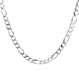 Sterling Silver Figaro Necklace 22