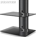 DRS101BB DVD Player/Amplifier/Speaker Wall Mount Shelf for LCD/Plasma TVs