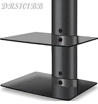 DRS101BB DVD Player/Amplifier/Speaker Wall Mount Shelf for LCD/Plasma TVs