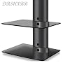 DRS101BB DVD Player/Amplifier/Speaker Wall Mount Shelf for LCD/Plasma TVs