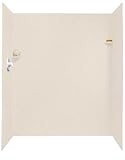 IMAGE OF Swanstone SK-326072-051 32-Inch by 60-Inch by 72-Inch Shower Wall Kit, Tahiti Sand Finish