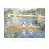 Boating on the Seine , Fine Art Print by Renoir