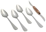 Stainless Steel Grapefruit Knife & Squirtless Grapefruit Spoons,  Set of 4