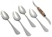 Stainless Steel Grapefruit Knife & Squirtless Grapefruit Spoons,  Set of 4