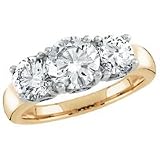 14kt. Gold, 3 ct. tw. Diamond Unity Ring