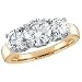 14kt. Gold, 3 ct. tw. Diamond Unity Ring