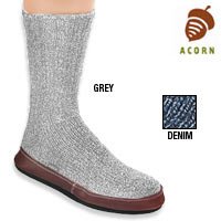 Acorn Men’s / Women’s Crew Length Slipper Socks Picture