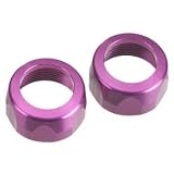 86445 Shock Cap 20x12mm Purple Baja (2) by Hpi Racing