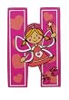 Self Adhesive Wooden Fairy Letter H by The Toy Workshop
