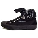 Ladies G-Star Raw Black Lasser Fold-Down Womens Trainer Ankle Boots