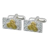 Sterling Silver Newgrange Cufflinks - Failte