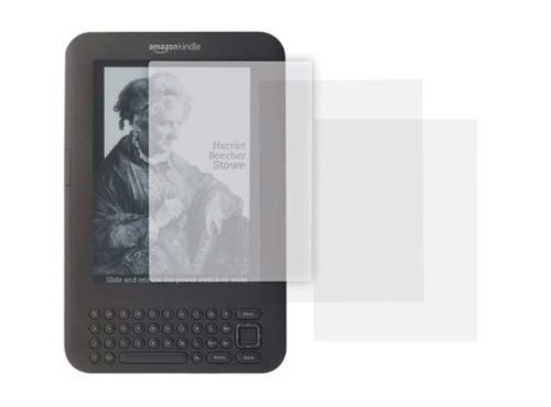 Amazon Kindle 3 3G + Wi-Fi 3rd Generation, 6^ (Latest Generation) Display Screen Protector Film Clear (Invisible) (3-Pack) by TDC-Direct