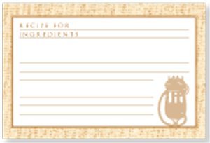 C.R. Gibson Al Dente Recipe Cards - Al Dente