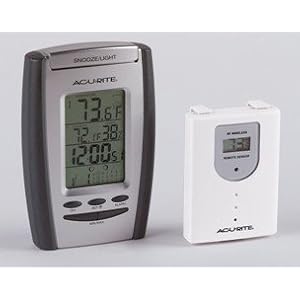Chaney Instrument 00786 Wireless Thermometer W  Humidity and Atomic Clock